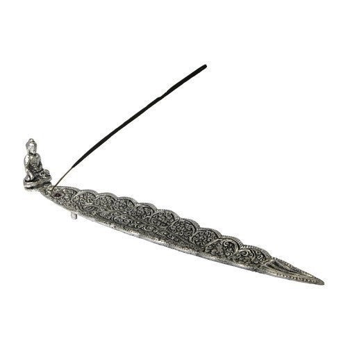 1 X Tibetan Buddha Leaf Incense Burner by Divine