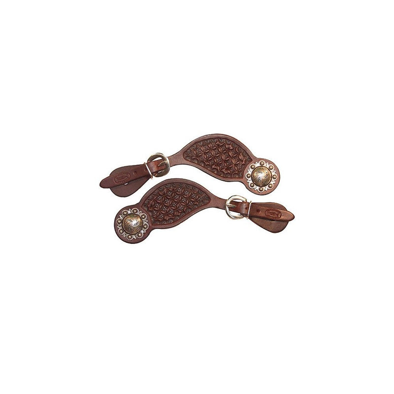 Intrepid International Women's Tear Drop Western Spur Straps