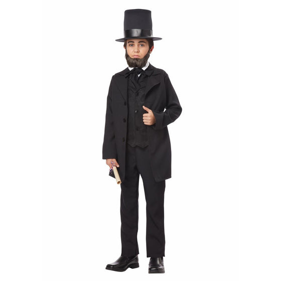 California Costumes Abraham Lincoln/Andrew Jackson Child Costume, X-Large
