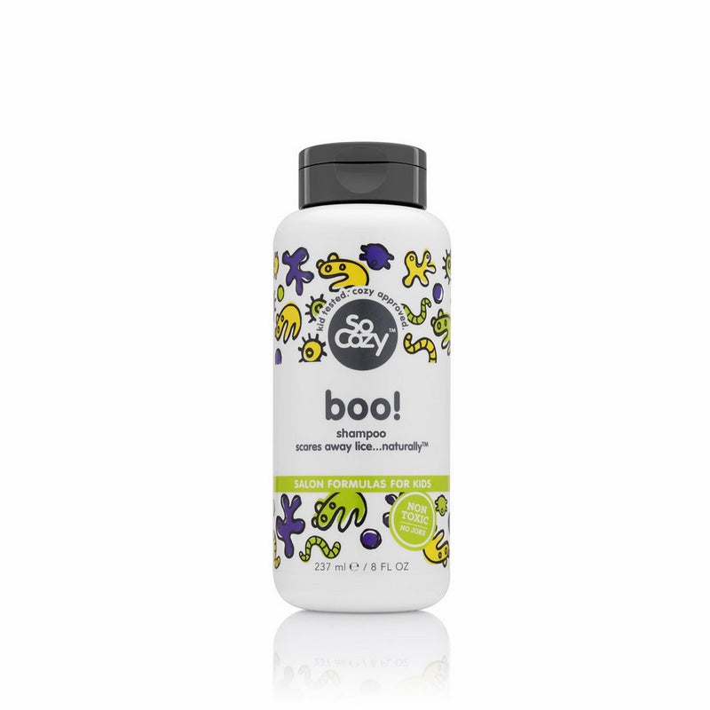 SoCozy Boo! Lice Scaring Shampoo Scares Away Lice… Naturally, 8 Fluid Ounce