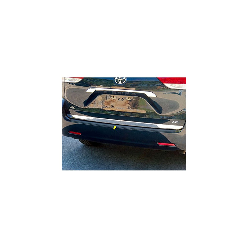 QAA FITS SIENNA 2011-2018 TOYOTA (1 Pc: Stainless Steel Rear Deck Accent Trim - 2" wide, 4-door) RD11150