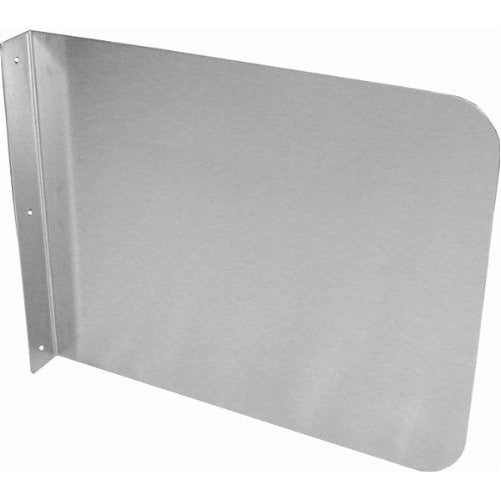 ACE SP-S1512 Wall Mount Stainless Steel Splash Guard for Hand Sink/Prep Sink, 15" x 12"