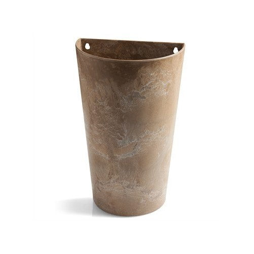 Novelty 08203 Art Stone Napa Tall Wall Pot, 19.5", Brown