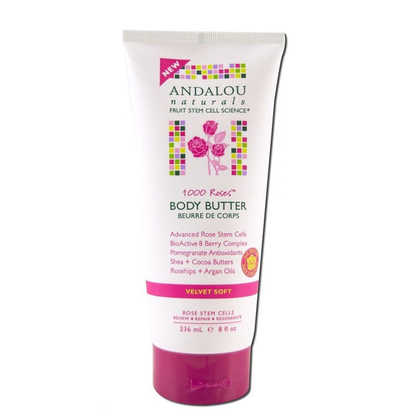 Andalou Naturals Body Butter 1000 Roses