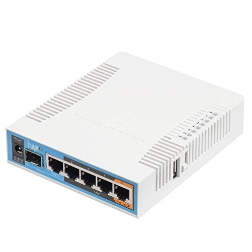 MikroTik hAP AC RouterBoard, Triple Chain Access Point 802.11ac (RB962UiGS-5HacT2HnT-US)