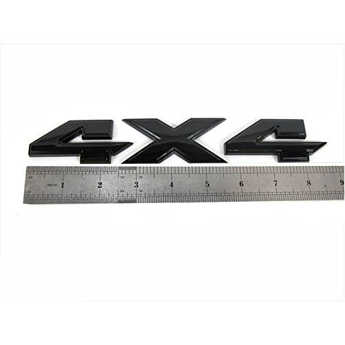 Yoaoo GENUNE Black RAM 4X4 Emblem Badge 3D Emblem Decals Nameplate Flat Letterfor Dodge RAM 1500 2500 3500 OEM Matte