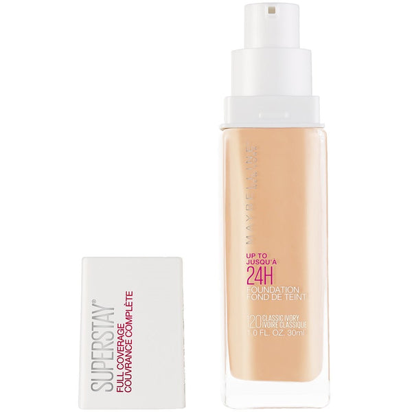 Maybelline SuperStay Full Coverage Foundation, Classic Ivory, 1 fl. oz.