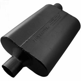 Flowmaster 942442 40 Delta Flow Muffler - 2.25 Center IN / 2.25 Offset OUT - Aggressive Sound