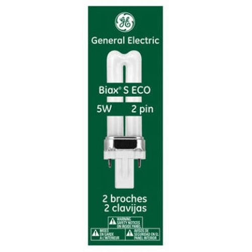 GE Lighting 97551 F5BX/827/ECO Single Tube 2 Pin Base Compact Fluorescent Light Bulb