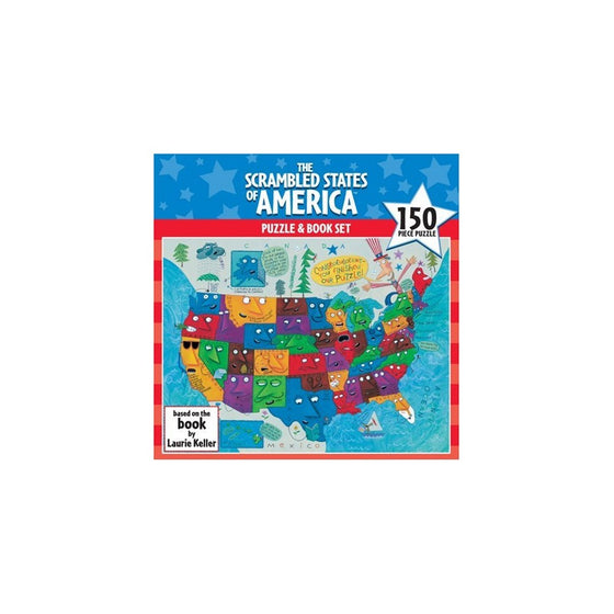 The Scrambled States of America Puzzle and Book Set