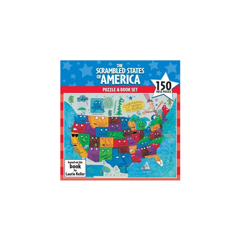 The Scrambled States of America Puzzle and Book Set