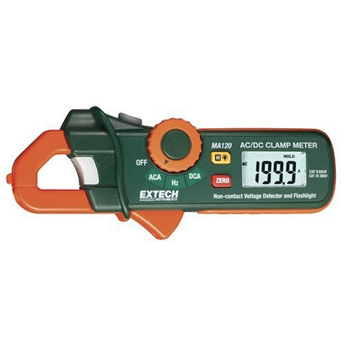 Extech MA120 Mini 200 Amp AC/DC Clamp-on Current Detector
