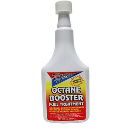 Berryman 1512 Octane Booster Fuel Treatment, 12 oz. Pour-In Long-Neck Bottle