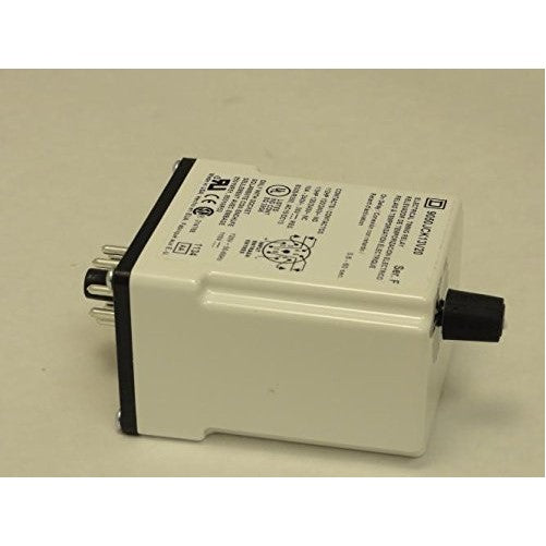 Time Delay Rlay, 120VAC, 10A, DPDT, 0.6 sec.