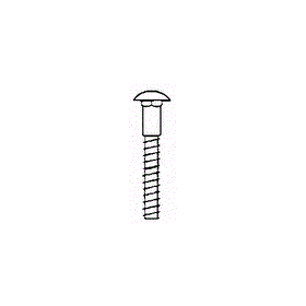 Hillman Carriage Bolt 1/4 " - 20 X 2-1/2 " Grade 2 Coarse Round Head