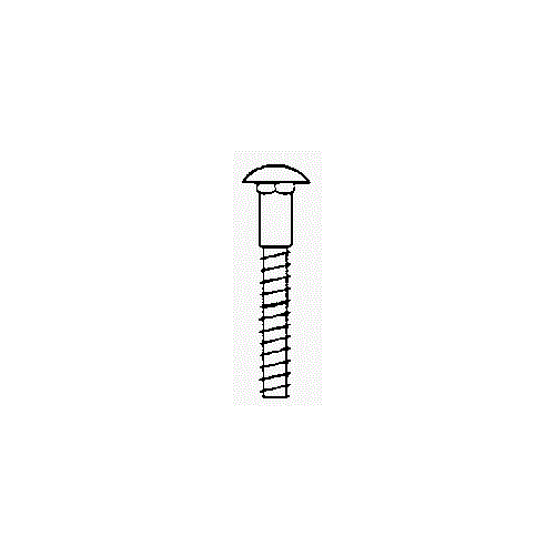 Hillman Carriage Bolt 1/4 " - 20 X 2-1/2 " Grade 2 Coarse Round Head