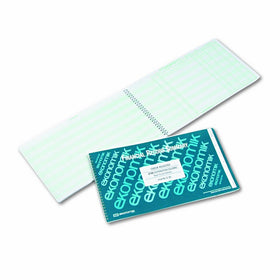 Ekonomik E20 Wirebound Check Register Accounting System, 8 3/4 x 14 3/4, 40 Pages