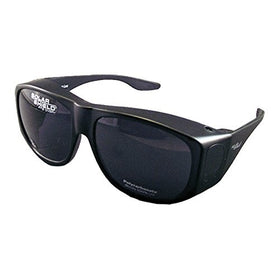 Solar Shield Fits-Over SS Polycarbonate II Smoke Sunglasses
