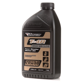 Torco T612050CE T-4 20w50 4-Stroke Motor Oil Bottle - 1 Liter Bottle