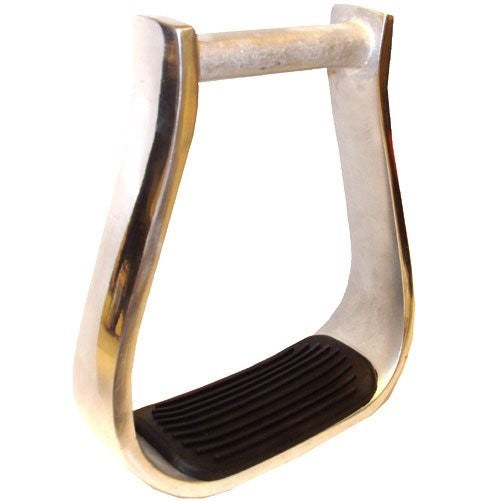 Intrepid International Aluminum Western Stirrups with Pad