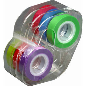 Lee Removable Highlighter Tape, 1 Roll of Each of 6 Standard Colors, 1/2-Inch Wide x 720-Inch Long, With Dispenser (13888)
