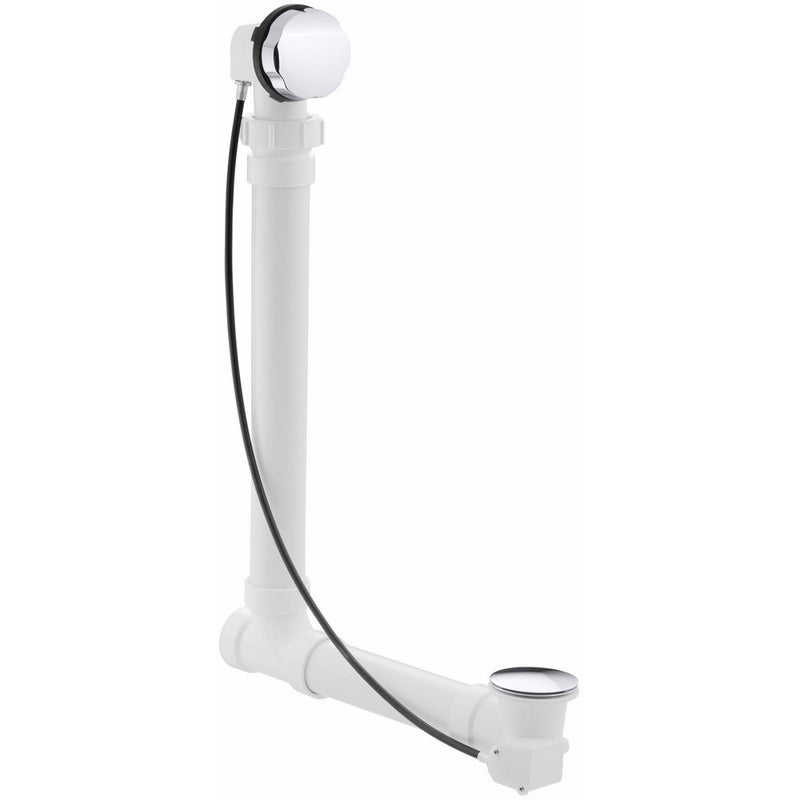 KOHLER K-7213-CP Clearflo Cable Bath Drain, Polished Chrome