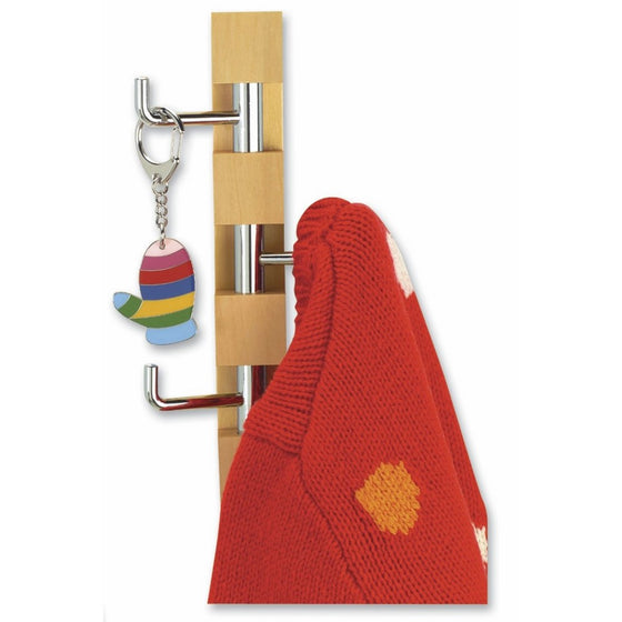 Better Houseware 3-Hook Vertical Hook Rack