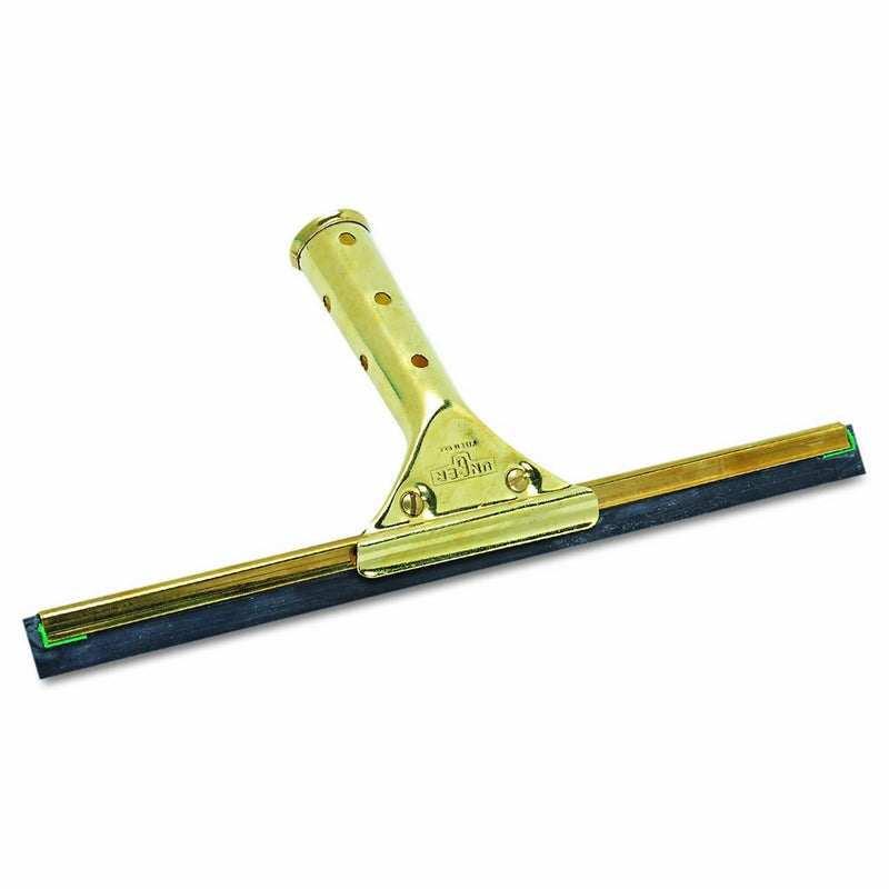 Unger Golden Clip Brass Squeegee Complete, 12 Inch Wide (GS300)