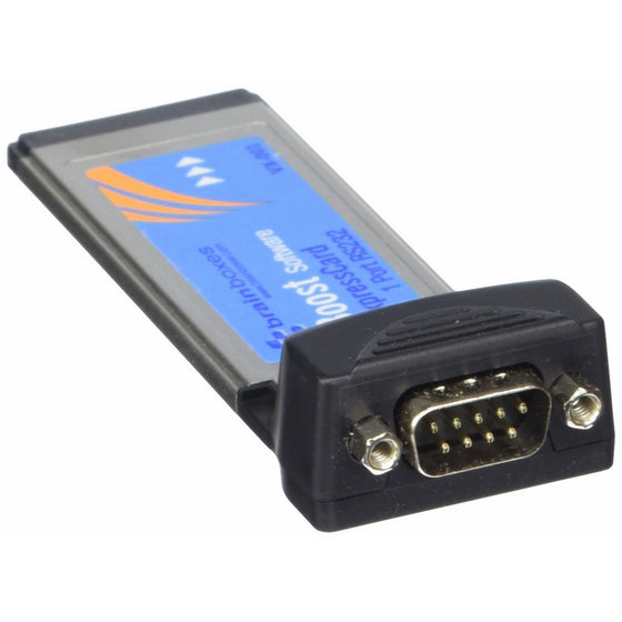 Brainboxes - VX-001 1 Port RS-232 Serial Express Card - 1 x 9-pin DB-9 Male RS-232 Serial