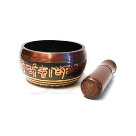 Tibetan Singing Bowls with Striker, 4.5" Wide