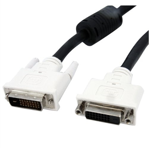 StarTech.com DVI Extension Cable - 15 ft - Dual Link - Male to Female Cable - 2560x1600 - DVI-D Cable - Computer Monitor Cable - DVI Cord