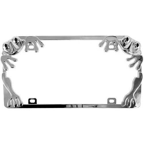 Custom Accessories 92760 Chrome Frog License Plate Frame