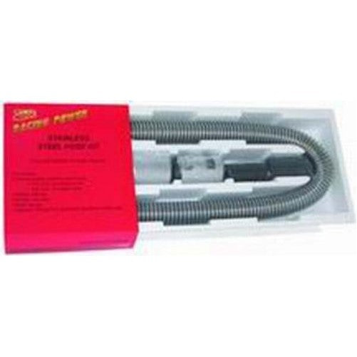 Racing Power Company R7311 48" Stainless Steel Radiator Hose Kit with Chrome Ends
