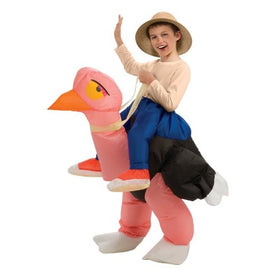 Big Boys' Inflatable Ostrich Costume, One Size for 5-7 Years