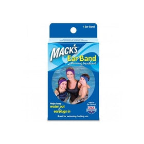 Mack's Ear Band Swimming Headband, Blue/Purple (Pack of 2)