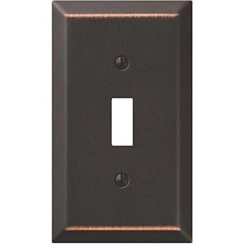 Jackson-Deerfield Mfg. 9AZ101 Antique Bronze Steel Switch Wall Plate