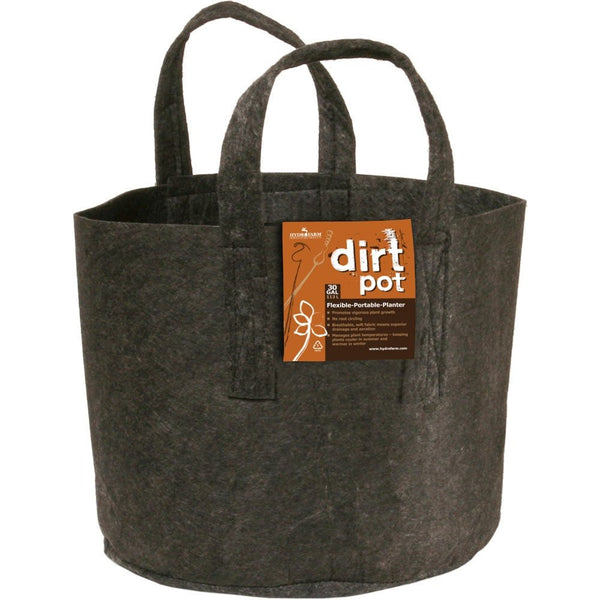 Hydrofarm Dirt Pot HGDB30 Dirt Bag Reusable Planting Pot, 30-Gallon