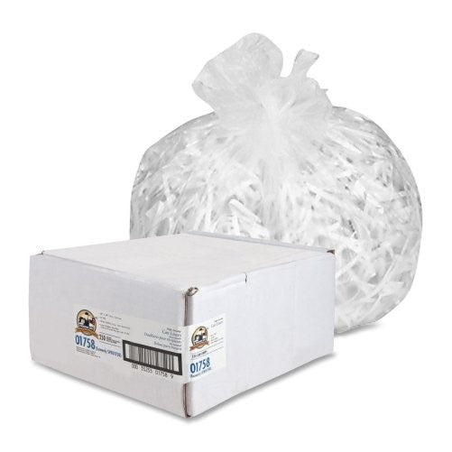 Genuine Joe High-Density Can Liners, 45 Gallons, 40in. x 48in, Clear, Box Of 250