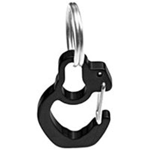 Rubit The Easy Dog Tag Curve Shape Switch Clip, Medium, 1.07-Inch Diameter, Black