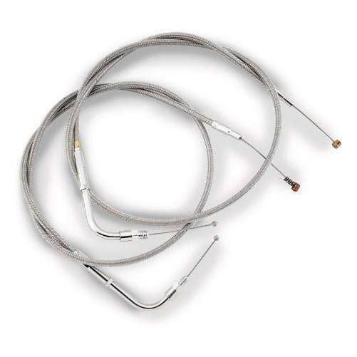 Barnett Performance Products - Stainless Clear-Coated Throttle Cable (4in.)