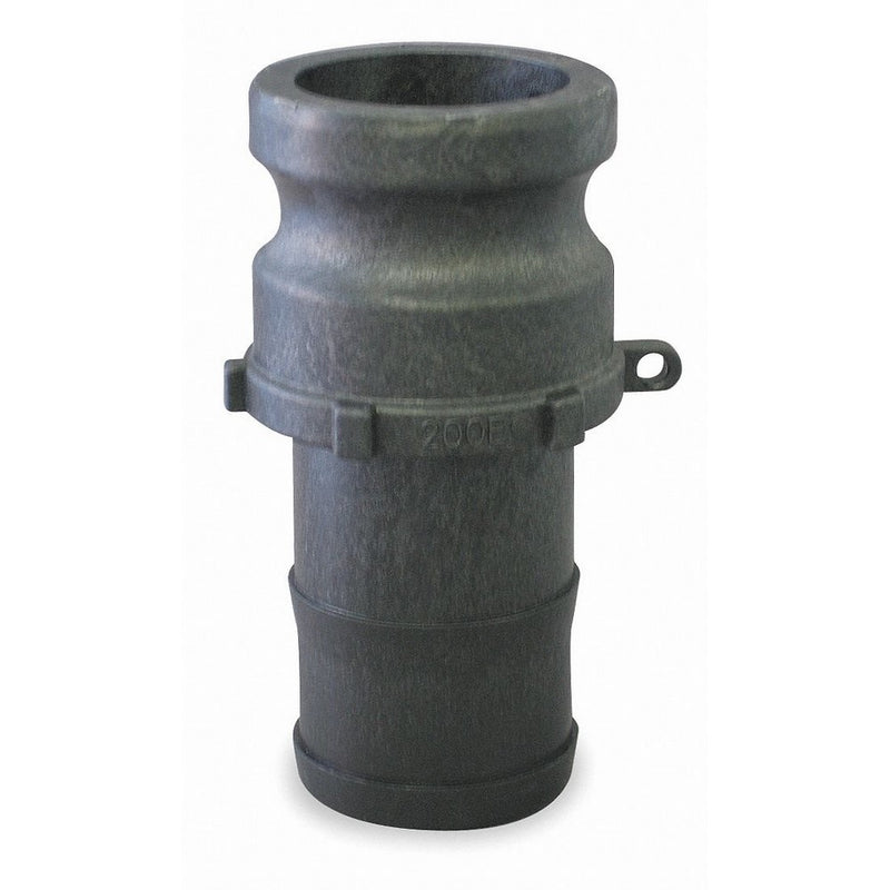 Banjo 125E Polypropylene Cam & Groove Fitting, 1-1/4" Male Adapter x Hose Shank