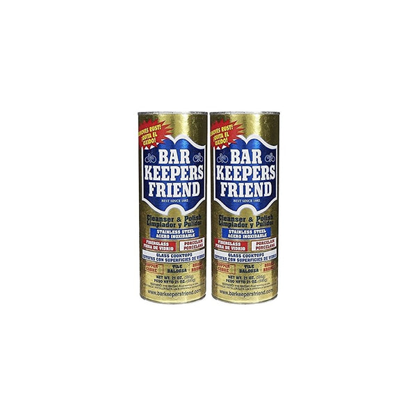 Bar Keepers Friend Powdered Cleanser & Polish 21-Ounces (2-Pack)