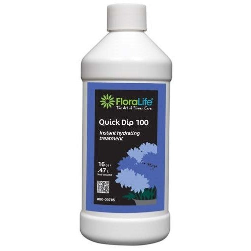 Quick Dip.. Instant Hydration Pretreatment for Fresh Flowers. 1 Pint Size