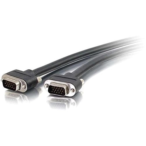 C2G 50221 VGA Cable - Select VGA Video Cable M/M, In-Wall CMG-Rated, Black (125 Feet, 38.1 Meters)