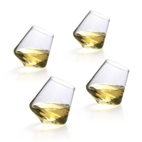 Set of 4 Hand-made SEMPLI Cupa Shot Liqueur Glasses