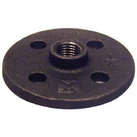 pannext fittings corp b-flf03 3/8", Black Floor Flange