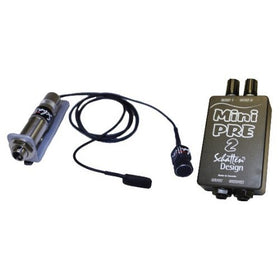 Schatten BJ-02M Banjo Pickup w/Microphone and Mini-Pre 2 Dual Channel Preamp