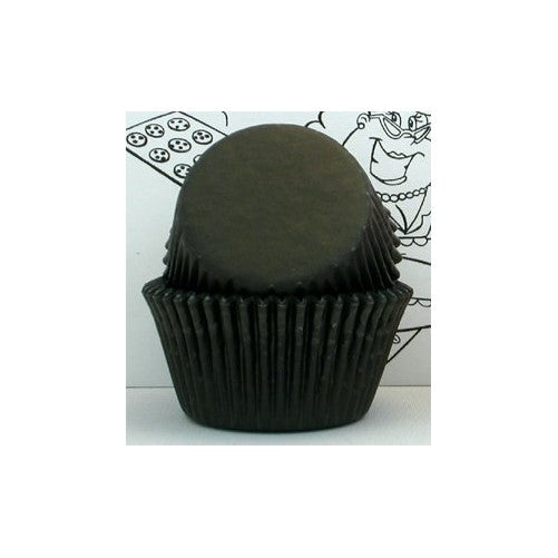Golda's Kitchen 100 Count Baking Cups, Standard Sized, Black