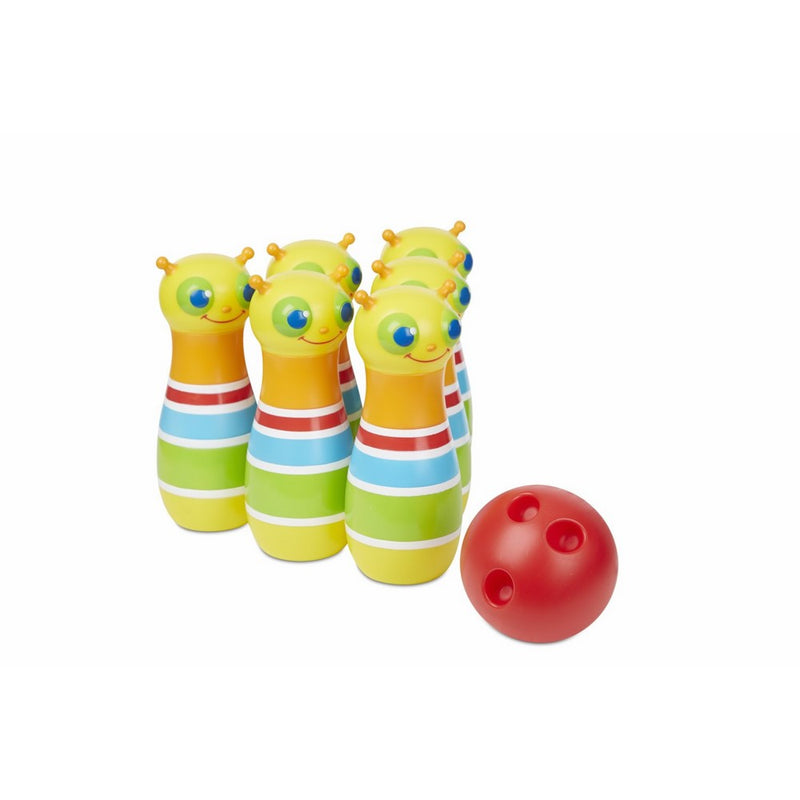 Melissa & Doug Sunny Patch Giddy Buggy Bowling Action Game - 6 Bug Pins, 1 Plastic Ball