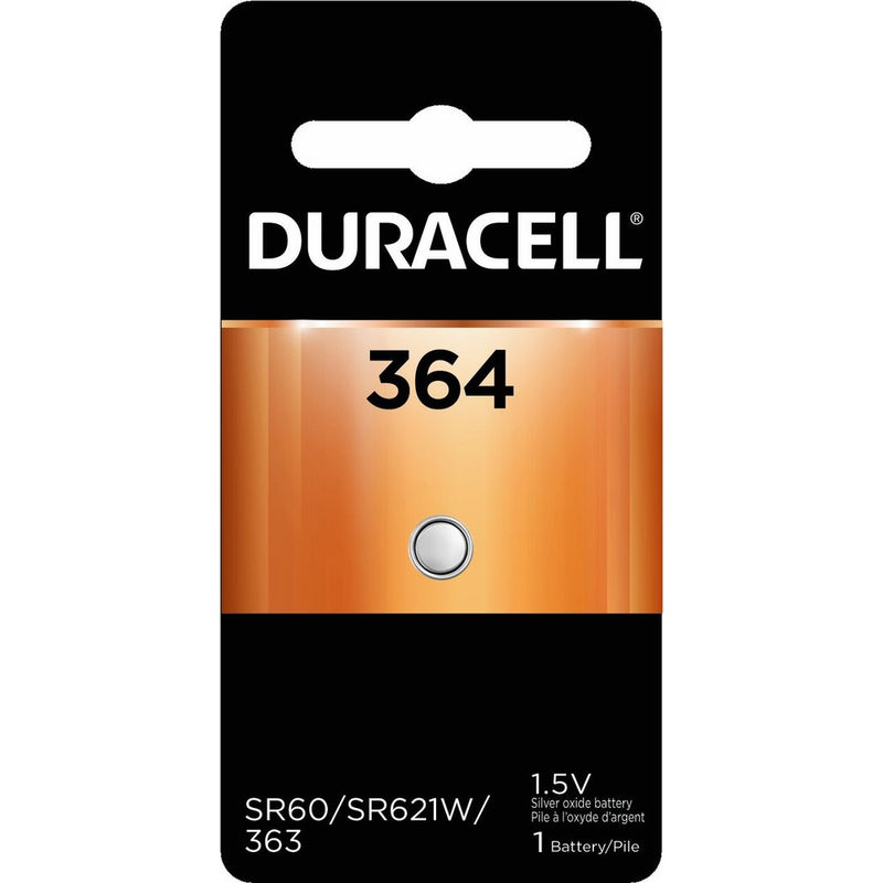 Duracell D364BPK Watch / Electronic Battery, 1.5 Volt Silver Oxide